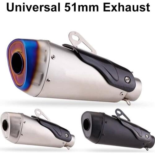 Universal 38-51mm Motocross Motorcycle Exhaust Pipe Escape Modified Muffler DB Killer For Benelli Trk 502 Nmax Tmax 500 PCX125