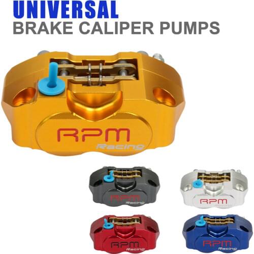 Universal Motorcycle 4 Piston Brake Caliper Pump 82mm Installation 200mm / 220mm Disc For Yamaha Kawasaki Scooter Dirt Bike