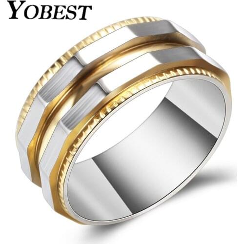 YOBEST Gold Rings For Men