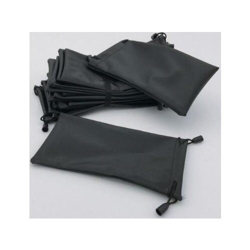 1000 pcs/lot Glasses Case Soft Waterproof Plaid Solid Cloth Sunglasses Bag Glasses Pouch Black Color