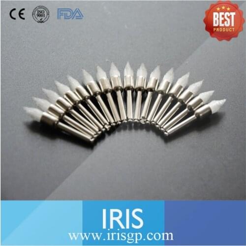 200 Pieces 5# Dental Bristles Prophy Brush Tapered Type Polishing Brush with Handle for Stain Removal and Polishing