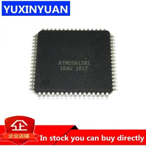 5pcs/LOT ATMEGA1281-16AU ATMEGA1281 ATMEGA1281-16 QFP in stock