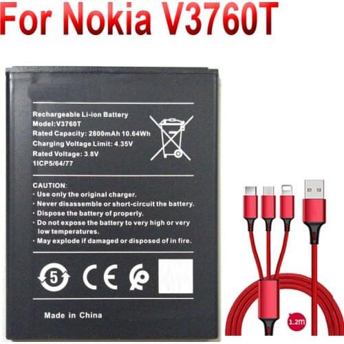 3.8v 2800mAh battery for Nokia V3760T