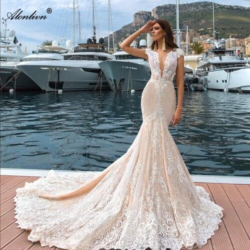 Mermaid Silhouette Wedding Dresses Alonlivn China