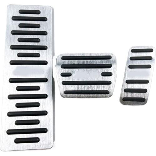 Car Accelerator Pedal Free Punching Aluminum Alloy Anti-skid Foot Pedal Interior Accessories for Audi A1, A3. New Q2 / Q3