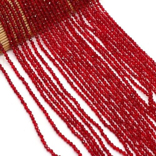 Section Round Small Stone Beads Natural Spinels Loose Stone Beads for Jewelry Making Bracelet Necklace Gift Size 3mm Wholesale