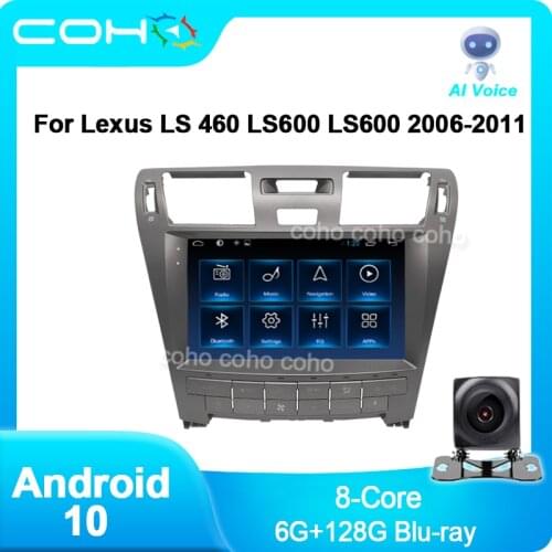COHO For Lexus LS460 LS600 Gps Navigation Car Player Radio Android 10.0 8-Core 6+128G