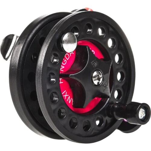 Winter Ice Fishing Reels Ball Bearings Reels Mini Fishing Reel Carp Fishing Outdoor Fish Brake Handle Front Reel