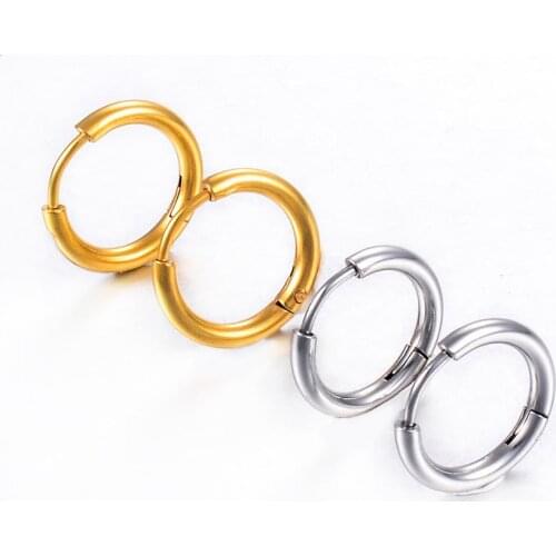 Stainless Steel Men And Women Fashion Earrings Wholesale Jewelry