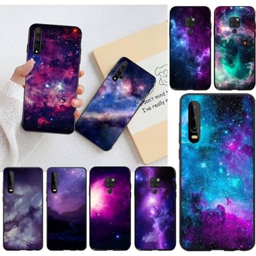 Space for galaxy universe Star Dark Soft Phone Case Cover for Huawei P40 P30 P20 lite Pro Mate 30 20 Pro P Smart 2020 prime