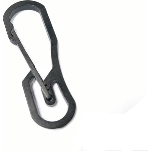 Wholesale 20PCS/lot EDC Camping Climbing Stainless Steel Carabiner Climbing Hook Multi-function key Carabiner Tactics Equipmnt