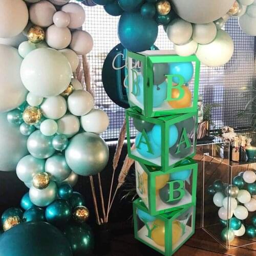Birthday Party Letter Gift Box Transparent Balloon Box Creative Love Confession Proposal Scene Surprise Box