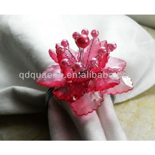 Aliexpress sold beaded wedding napkin ring
