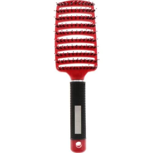 Salon Bristle Hair Styling Massage Vent Paddle Comb+Hair Dryer Diffuser Blow Cover