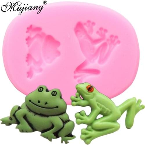 3D Bull Frog Silicone Molds Chocolate Fondant Mold DIY Cake Decorating Tool Cupcake Baking Fondant Mold Polymer Clay Candy Mould