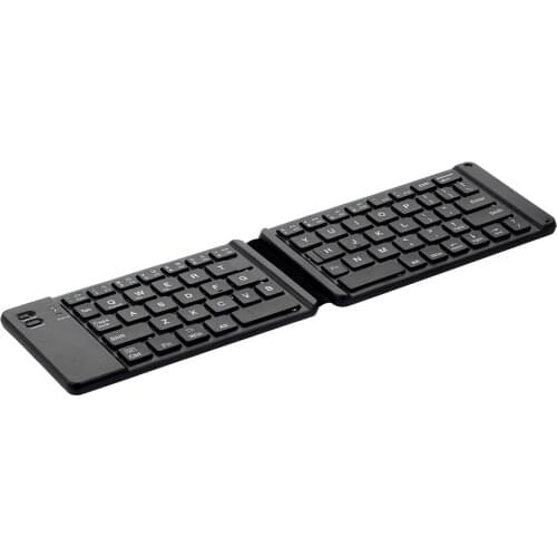 Foldable Keyboard BT Folding Keyboard Rechargeable Full Size Keyboard for iOS Phone Android Smartphone Tablet Windows Laptop