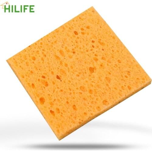 DIYWORK Universal Soldering Iron Tip Welding Cleaning Sponge Pads 6cm*6cm Soldering Iron Replacement Sponges