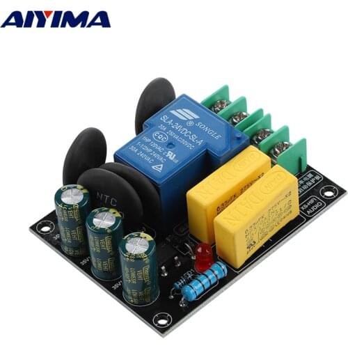 AIYIMA 2000W Class A Amplifier Power Delay Soft Start Board Power Supply Protection Board AC220V Input