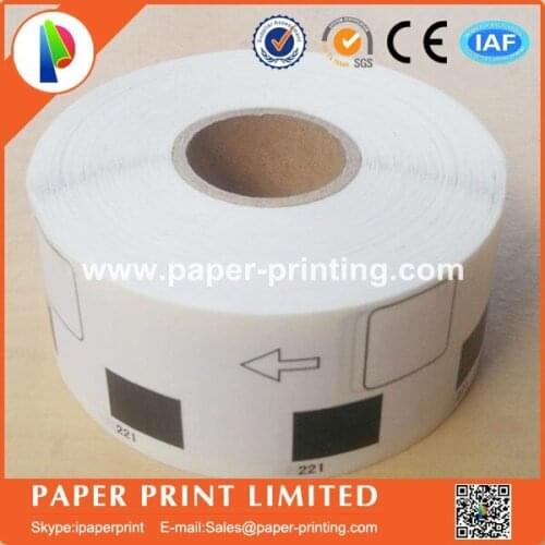 10 Rolls Brother Compatible DK11221 Label DK1221 23X23mm direct thermal sticker