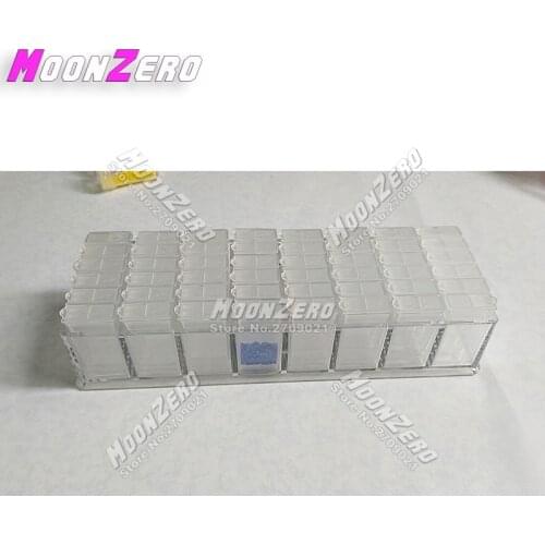 24/48 Bottle Storage Box Professional Diamond Painting Tools Round Bottle Square Box Multifunction Mosaic Material Storage