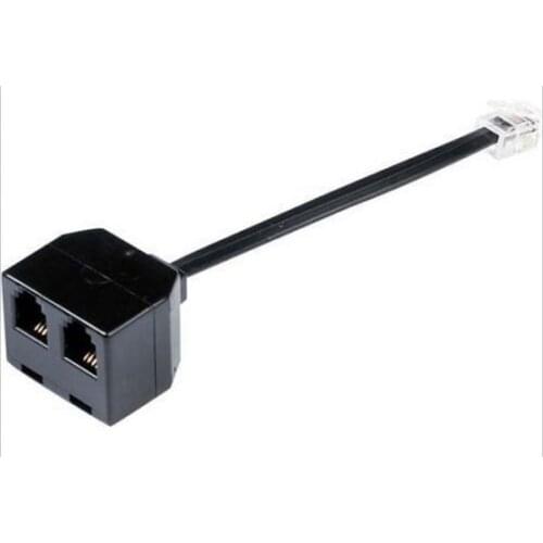 Telephone Training Adapter Y Splitter for Headset or Handset for Nortel Meridican, Norstar, Avaya 2400, Ashtra, Mitel,Ge ,etc