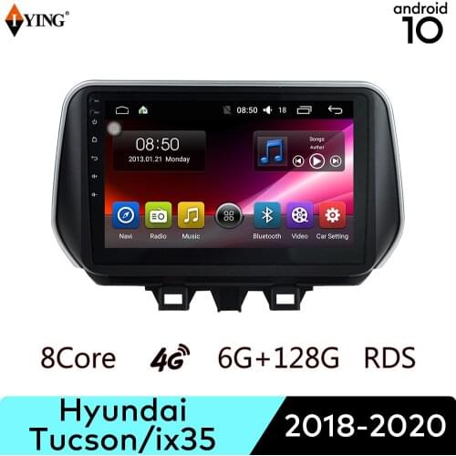 Android Auto car radio for Hyundai Tucson ix35 2018 2019 2020 Wireless CarPlay car GPS radios 1din DSP QLED screen navigation