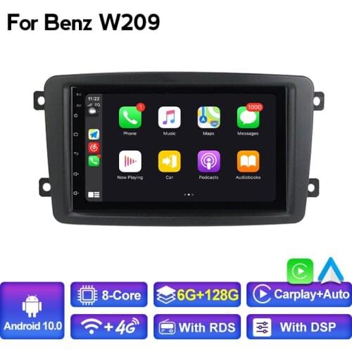 NAVITREE 2 DIN Android 8.1 Car Radio Gps For Mercedes Benz W209 W203 ML W163 Viano W639 Vito Vaneo Auto Audio 2din Stereo DVD BT