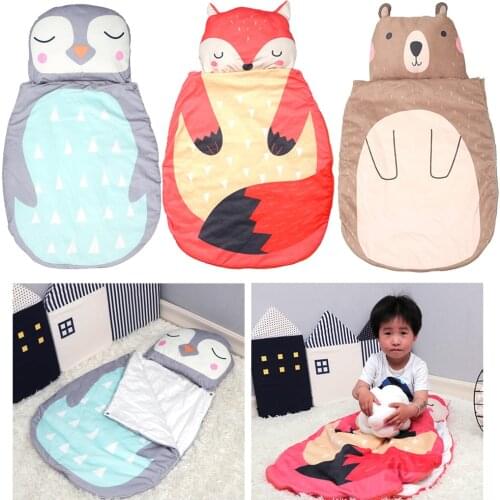 Baby Cute Plush Sleeping Bags Newborn Animal Sleeping Bag Soft Warm Kids Gifts
