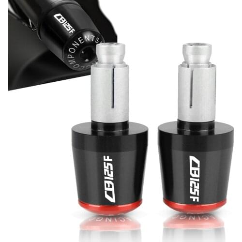 For Honda CB125F 2016 CB125 CB 125 F 125F 2016 7/8'' 22MM CNC Billet Aluminum Motorbike HBAR END CAP Handle Bar Cap End Plugs