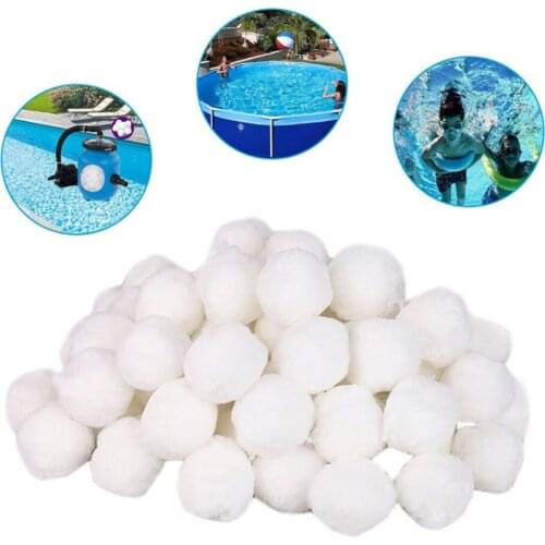 Swimming Pool Filter Ball Water Purification Fiber Balls Reusable Pump Eliminating Scum Filter For Fish Tank Aquarium Cleaning