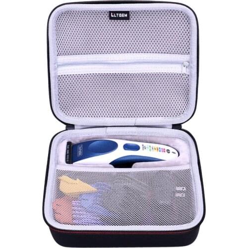LTGEM EVA Waterproof Waterproof Hard Case for Wahl Color Pro Cordless Rechargeable Hair Clippers Hair trimmers 9649