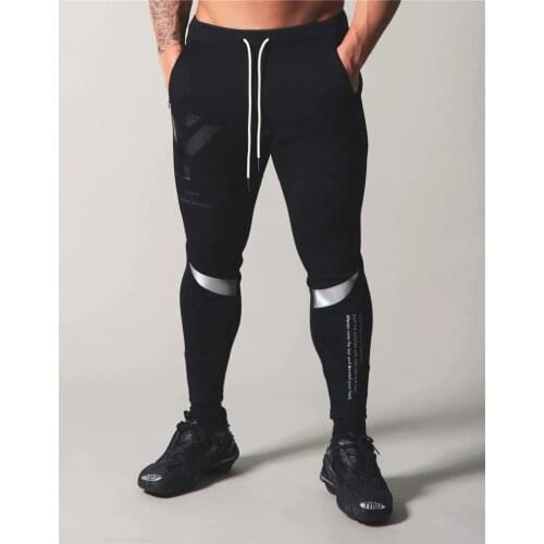 Japan&UK 2020 Jogging Men Sports Patchwork Pants For Men Training Gym Cotton Men Running Hombre Gym Trousers Mens SportsWear