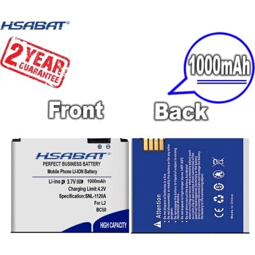 New Arrival [ HSABAT ] 1000mAh Replacement Battery for BC50 Motorola L6 L6i L6g L7 L7C K1 K2 R1 Z1 Z3 E8 L2