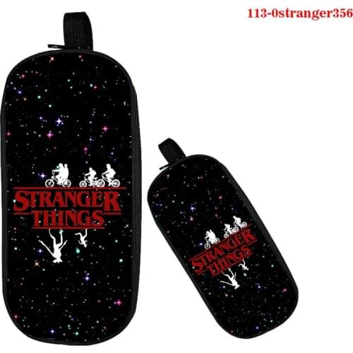 Stranger Things Pencil Box Holder Boys Girls 3D School Case Children Kid Cartoon Storage Pen Bag Women Cosmetic Cases Stationery