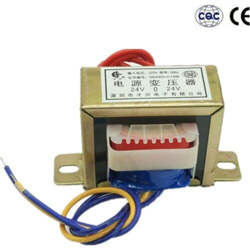 EI57 Power Transformer AC 6V 9V 12V 15V 18V 24V Output Voltage 15WCopper Core Input 220V/380V 50Hz Single/Dual Voltage Copper