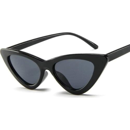 Cat Eye Sunglasses Women Luxury Female Mirror Lens Vintage Brand Narrow Triangle Cateyes Sunglass UV400 oculos de sol feminino