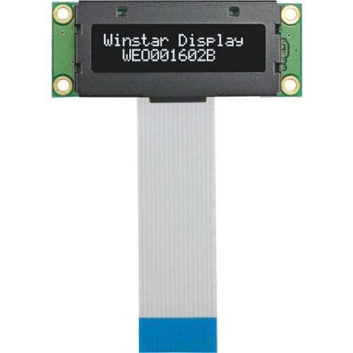 WEO001602B FPC 16 PINS 16*2 1602 lcd panel IIC SPI 16x2 Character OLED display screen module