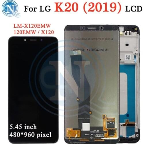 For LG K20 2019 LCD Display Touch Screen Digitizer Assembly For LG K20 X120 display Replacement Accessory For LG K20 LCD