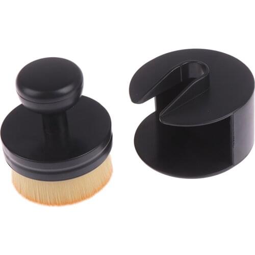 1PCS Flat Round O-Shape Signet-Shape Portable Makeup Beauty Tool Large Foundation Brush Cream Powder Make Up Tool Makeup Brush