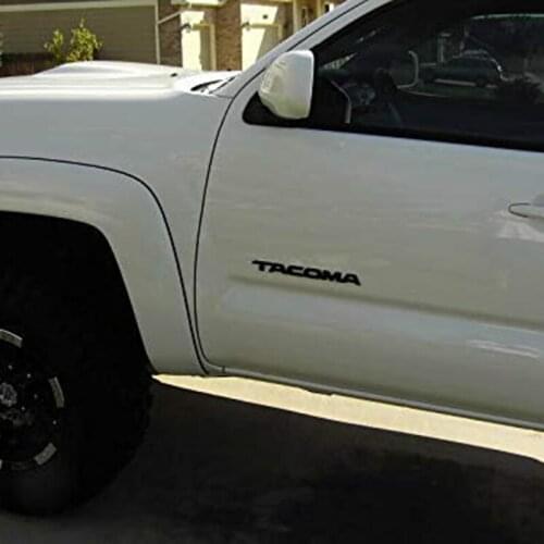 3PCS Door Letter Inserts Fender Emblem Decal Badge Nameplate for Toyota TACOMA 2016-2019