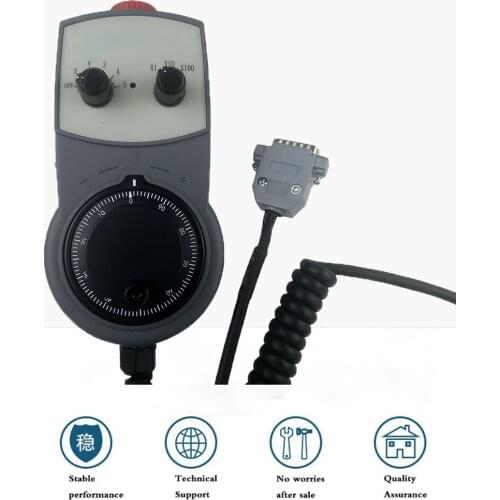 CNC handwheel 5-axis electronic handwheel standard 5v mpg mach3 motion control system, emergency stop electronic handwheel