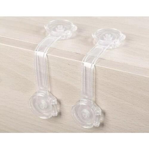 5pcs Baby Safety Protector Children Drawer Lock Limiter Infant Drawer Latch Cabinet Protection Security Invisible Locks