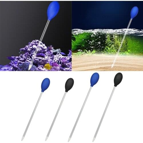Acrylic Coral Feeder Aquarium Pipette SPS HPS Liquid Fertilizer Small Fish Tank Water Changer Coral Feeding Tube 2 Sizes