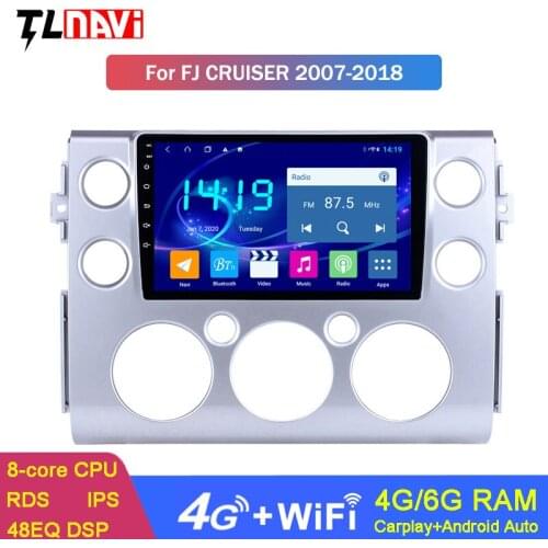 4G+64G Android 9.0 Car DVD multimedia Player for Toyota FJ Cruiser autoradio CAR GPS navigation stereo Radio