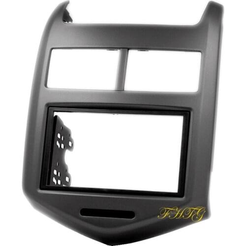 Car Radio Fascia,Dash Kit is suitable for 2011 Chevrolet Aveo,Double Din Car Audio Frame