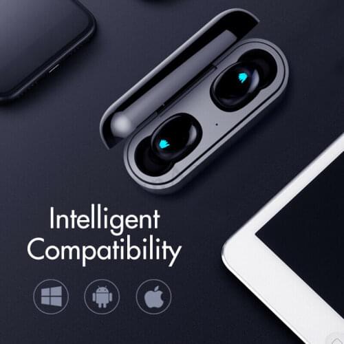 Wireless Earbuds TWS Mini True Bluetooth 5.0 Stereo Sport Earphone For Android iPhone Phone Bass In-Ear Headset Charging case
