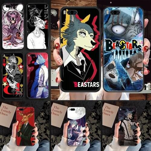Beastars Anime Phone case For Xiaomi Mi Max Note 3 A2 A3 8 9 9T 10 Lite Pro Ultra black art funda luxury cover pretty hoesjes 3D