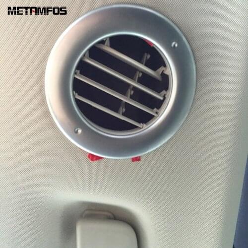 For Ford Edge 2015-2020 2021 Carbon Fiber Roof Air Condition Vent Outlet Cover Trim Sticker Interior Accessories Car Styling