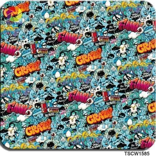Free shipping 0.5mX2m/10m TSCW1585 hydrographic hydro dipping water transfer printing film