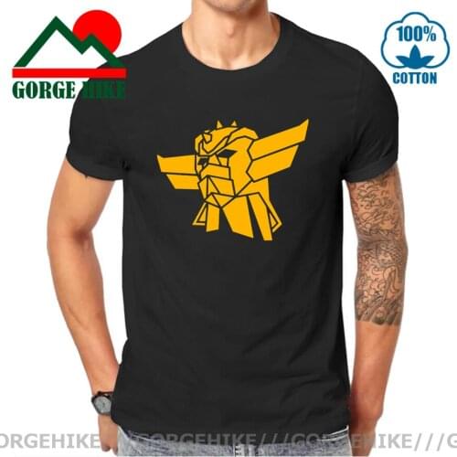 GorgeHike Hot Sale Goldorak T Shirt Mazinger Z Robot T-Shirt Awesome Short Sleeve Tee Shirt Man Japan Anime Print Basic Tops Tee